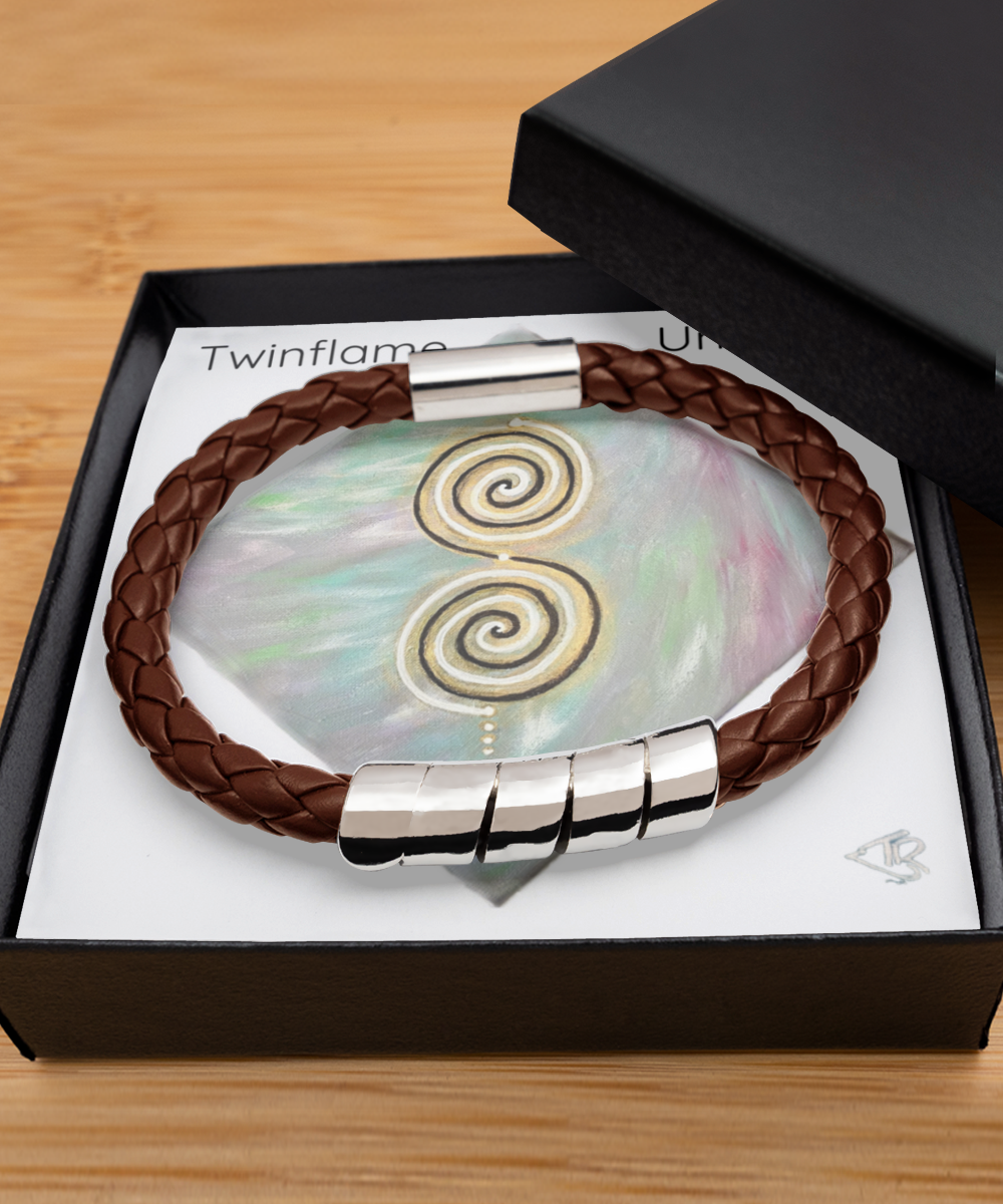 Twinflame unity mug, double spiral geometry, activated design, intention bracelet quantum art