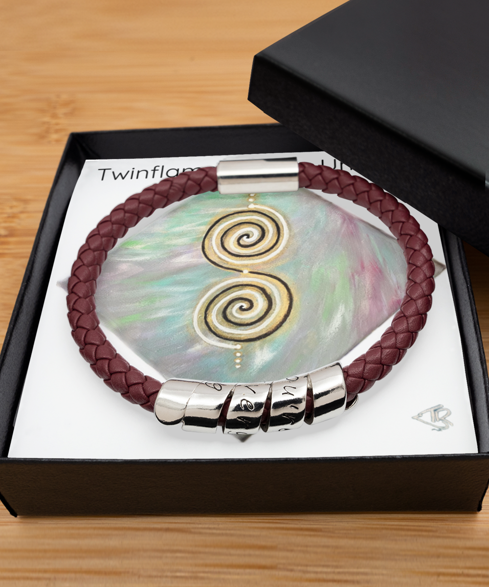 Twinflame unity mug, double spiral geometry, activated design, intention bracelet quantum art