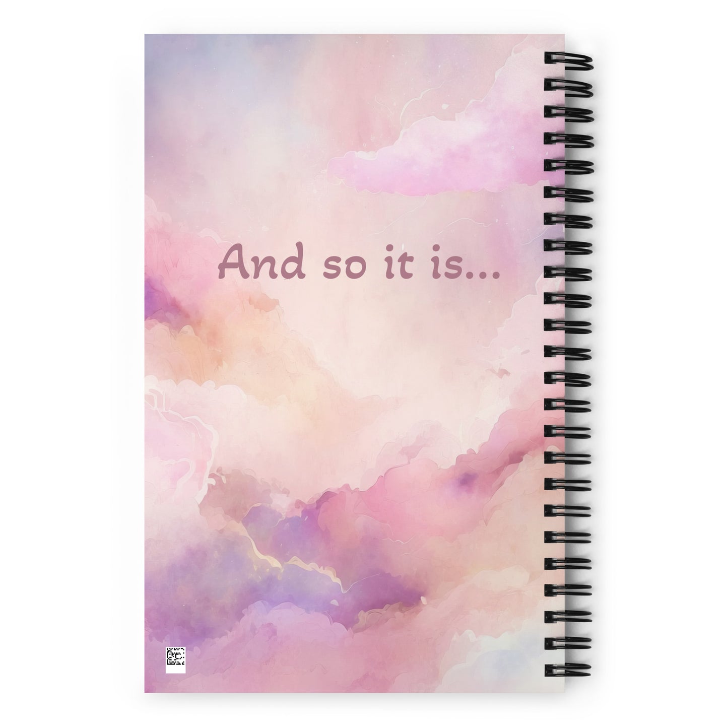 Positivity Affirmation Spiral notebook, I am a magnet for positive energy, and I attract positivity in all aspects of my life, night, sky