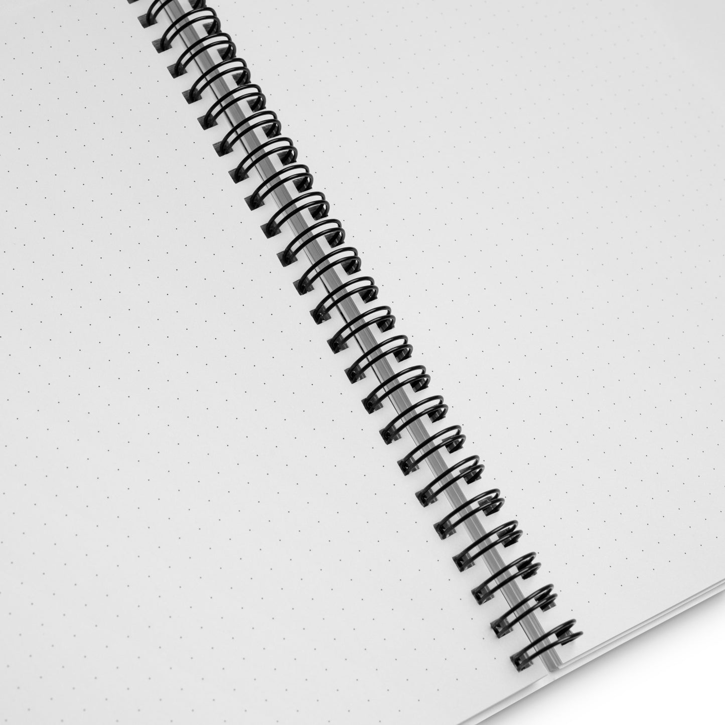 Peaceful Intentions Affirmation spiral notebook, "I am calm and centered, no matter what unfolds around me.”, 140 dotted pages