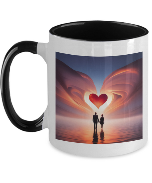 My love I'm here now its time to love with all your heart and your entire soul, coffee mug,