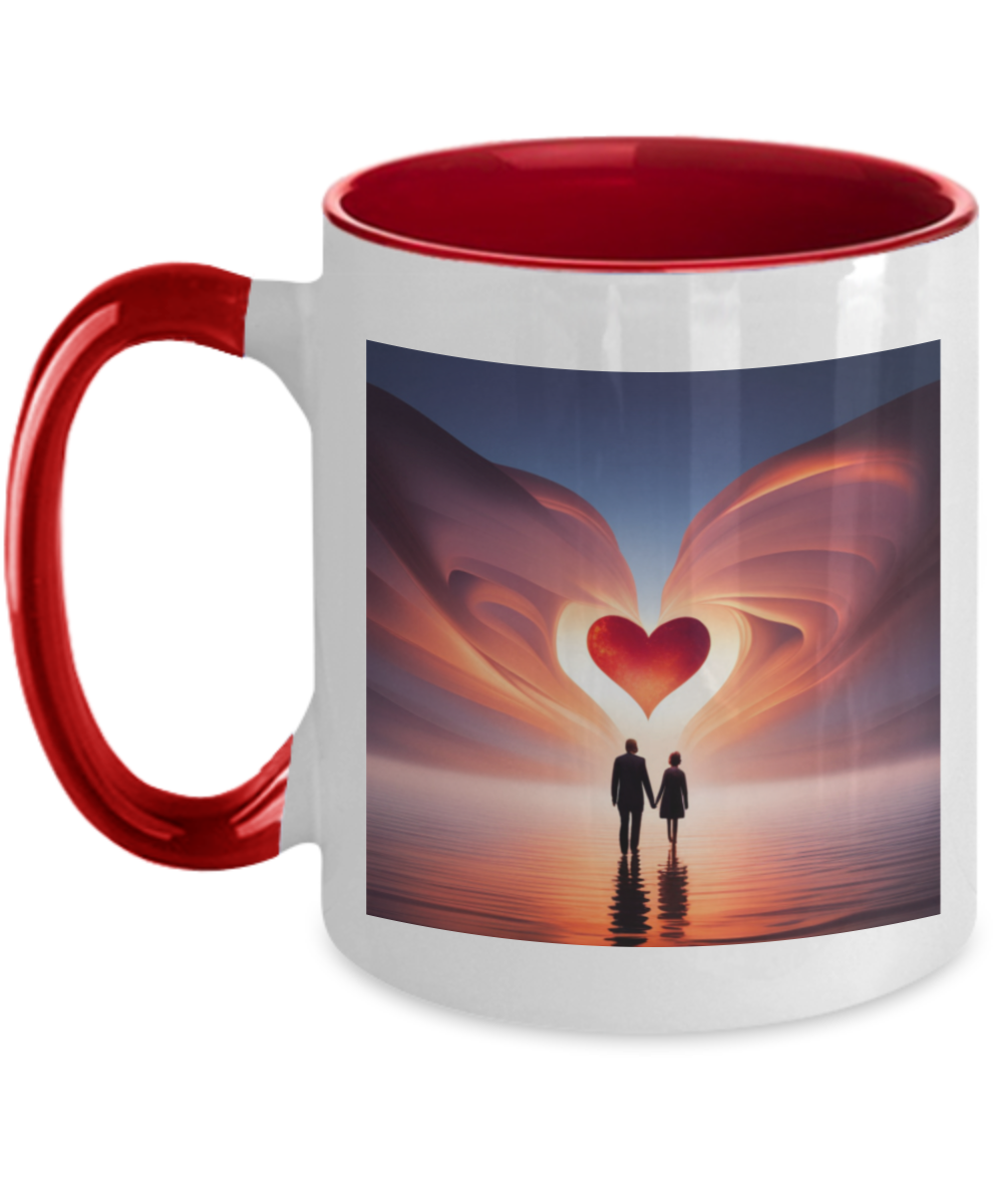 My love I'm here now its time to love with all your heart and your entire soul, coffee mug,