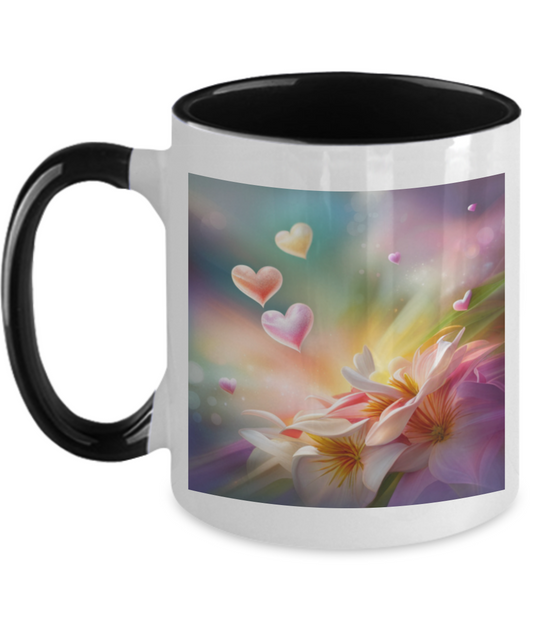 its time to love with all  your heart and your entire soul, coffee mug