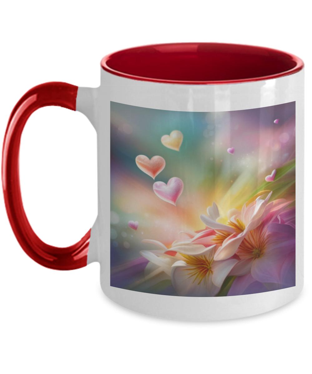 its time to love with all  your heart and your entire soul, coffee mug