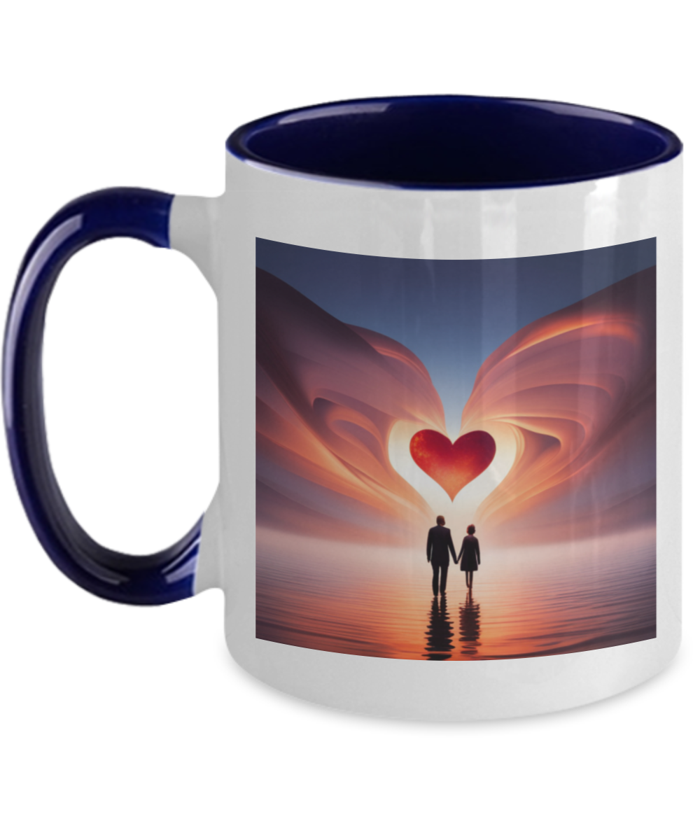 My love I'm here now its time to love with all your heart and your entire soul, coffee mug,