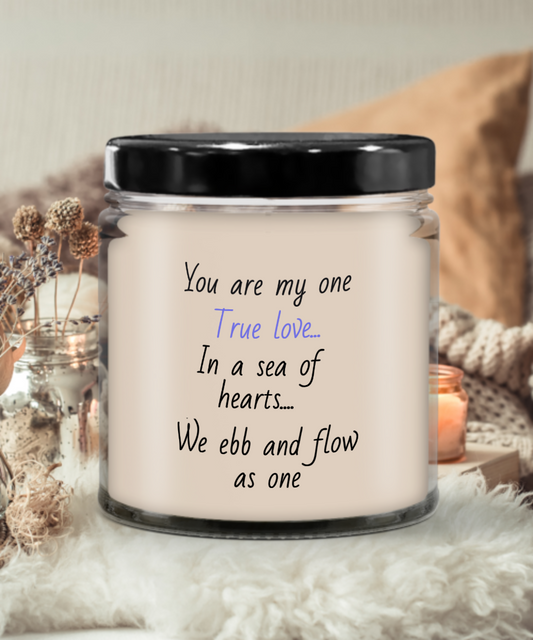 one true love candle non personalised