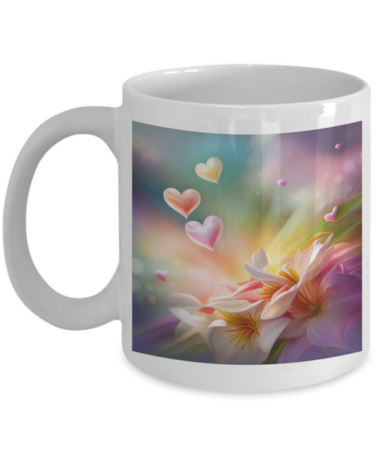 its time to love with all your heart and your entire soul, coffee mug,