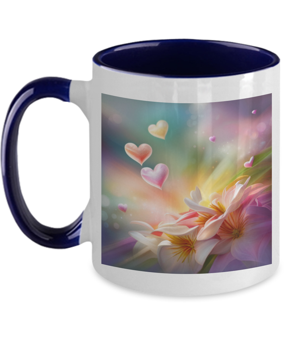 its time to love with all  your heart and your entire soul, coffee mug