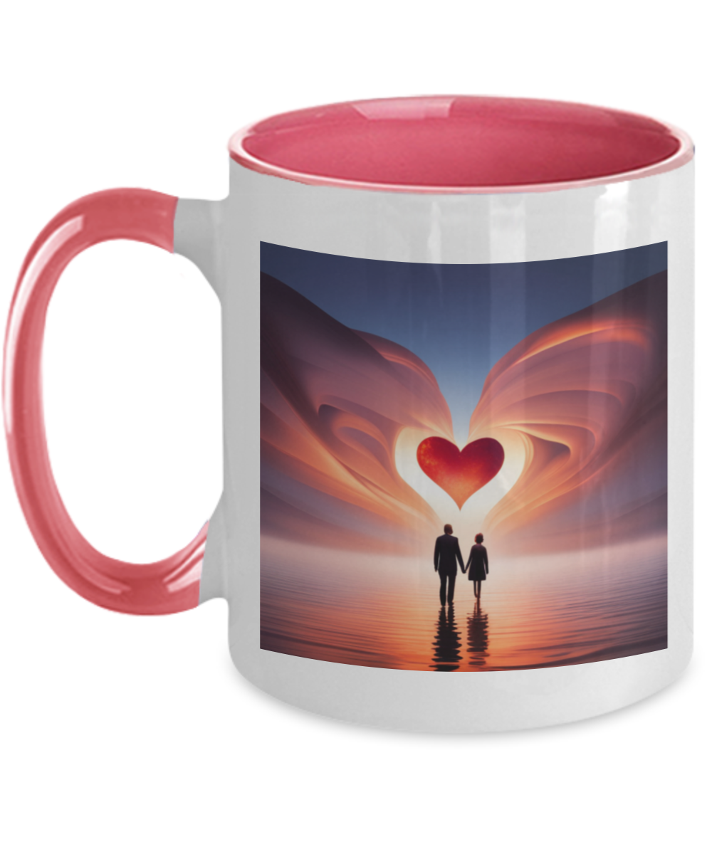 My love I'm here now its time to love with all your heart and your entire soul, coffee mug,