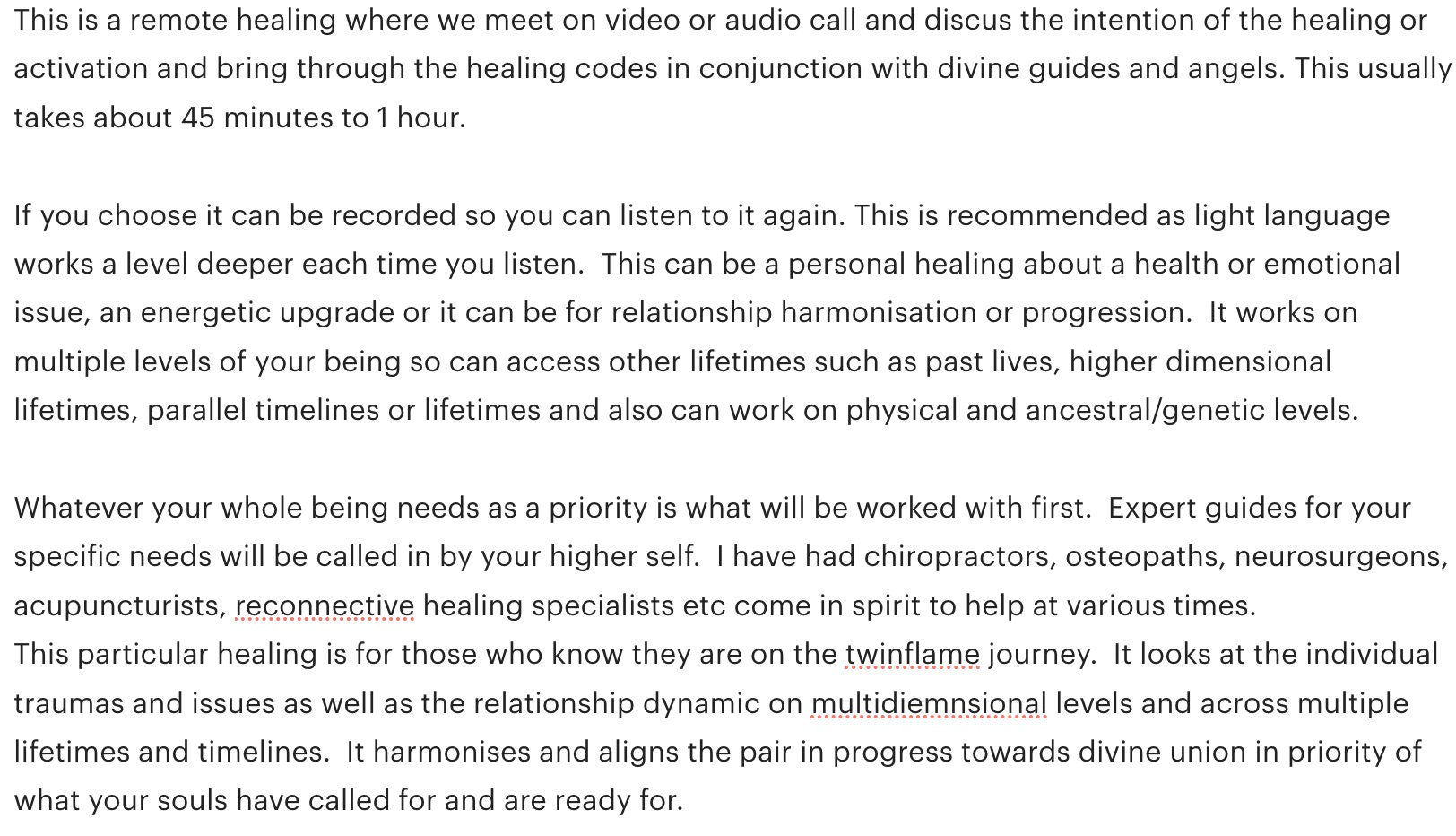 Twinflame dynamic healing/progression: Multidimensional Channelled Healing Session via video call or remote healing without call- recorded