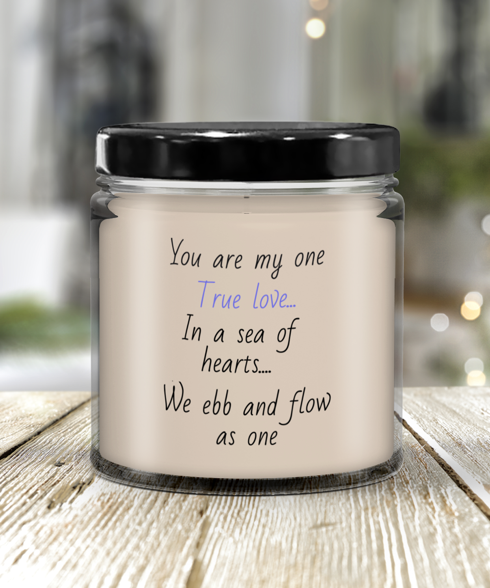 one true love candle non personalised