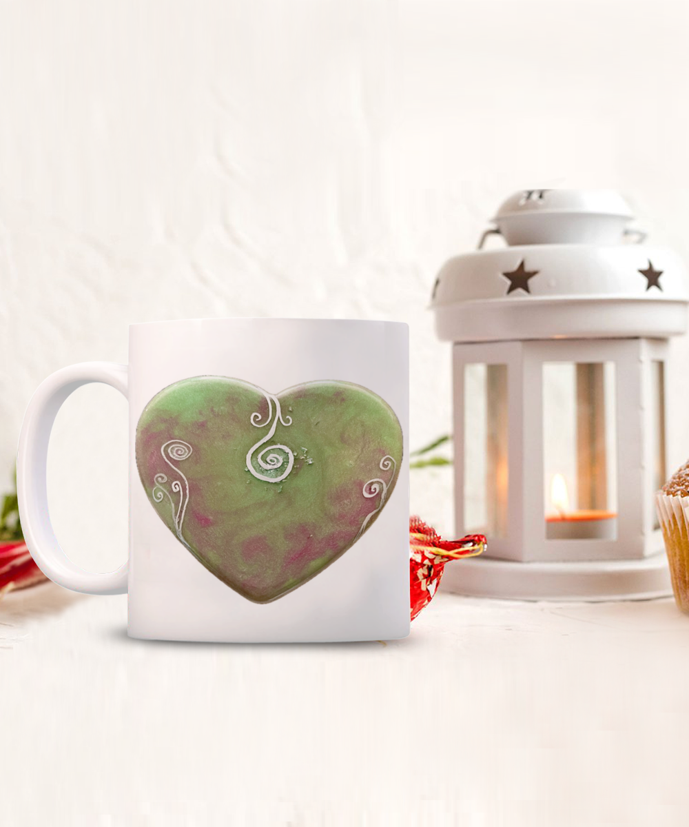 Mug energised with light codes to detoxify the body and assist with energetic upgrades