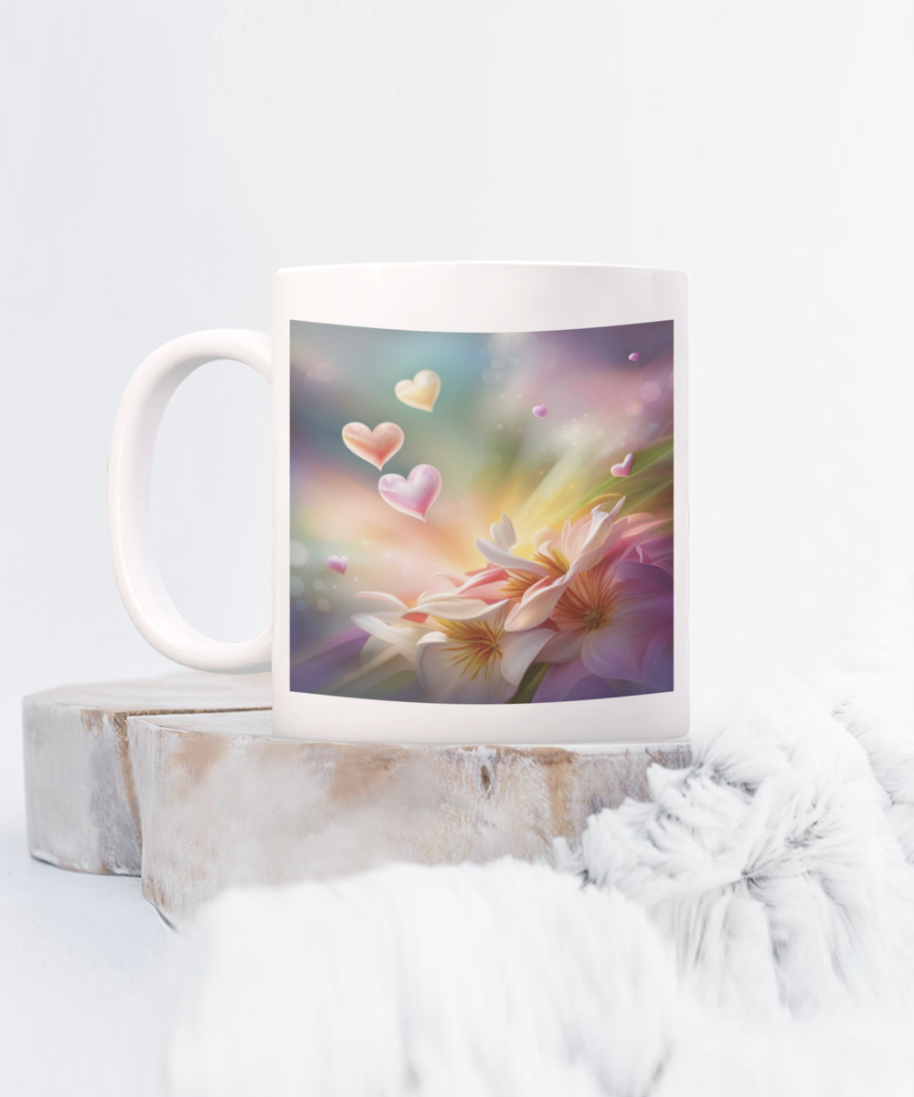 its time to love with all your heart and your entire soul, coffee mug,