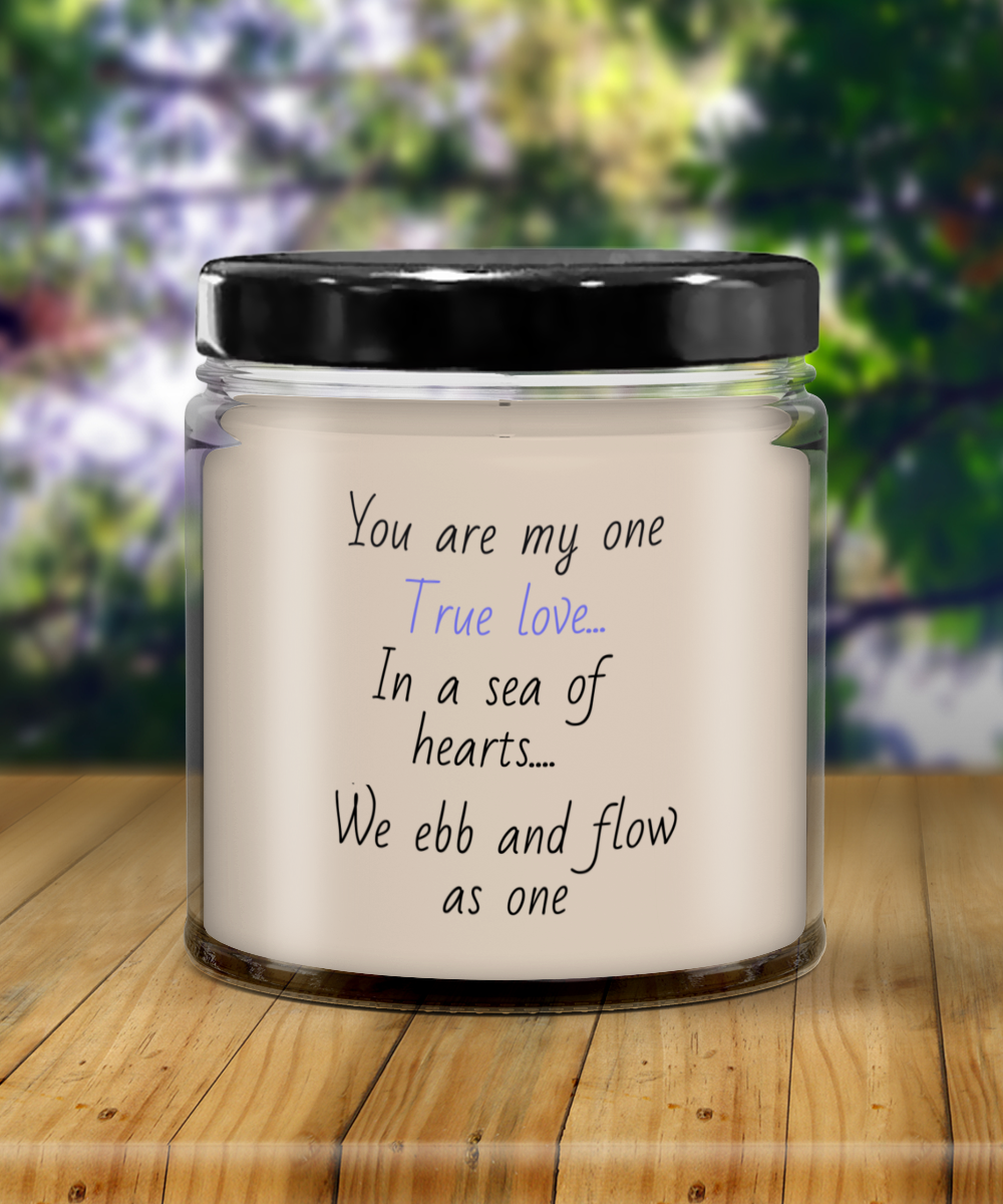 one true love candle non personalised