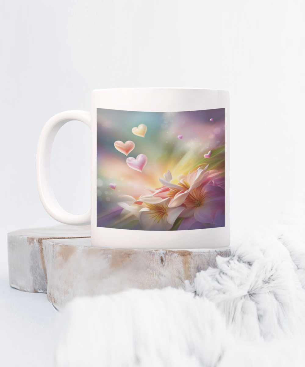 its time to love with all your heart and your entire soul, coffee mug,