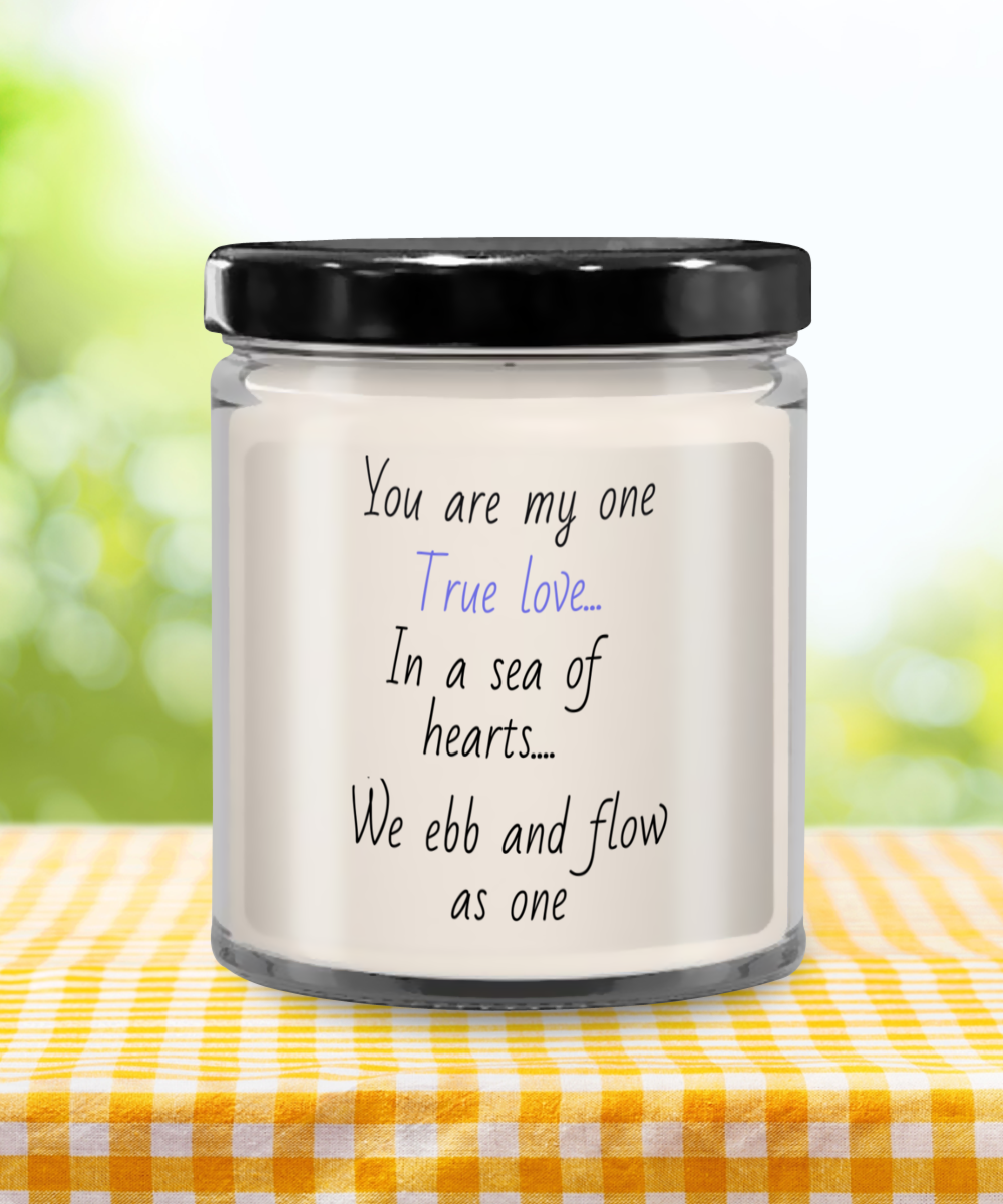 one true love candle non personalised