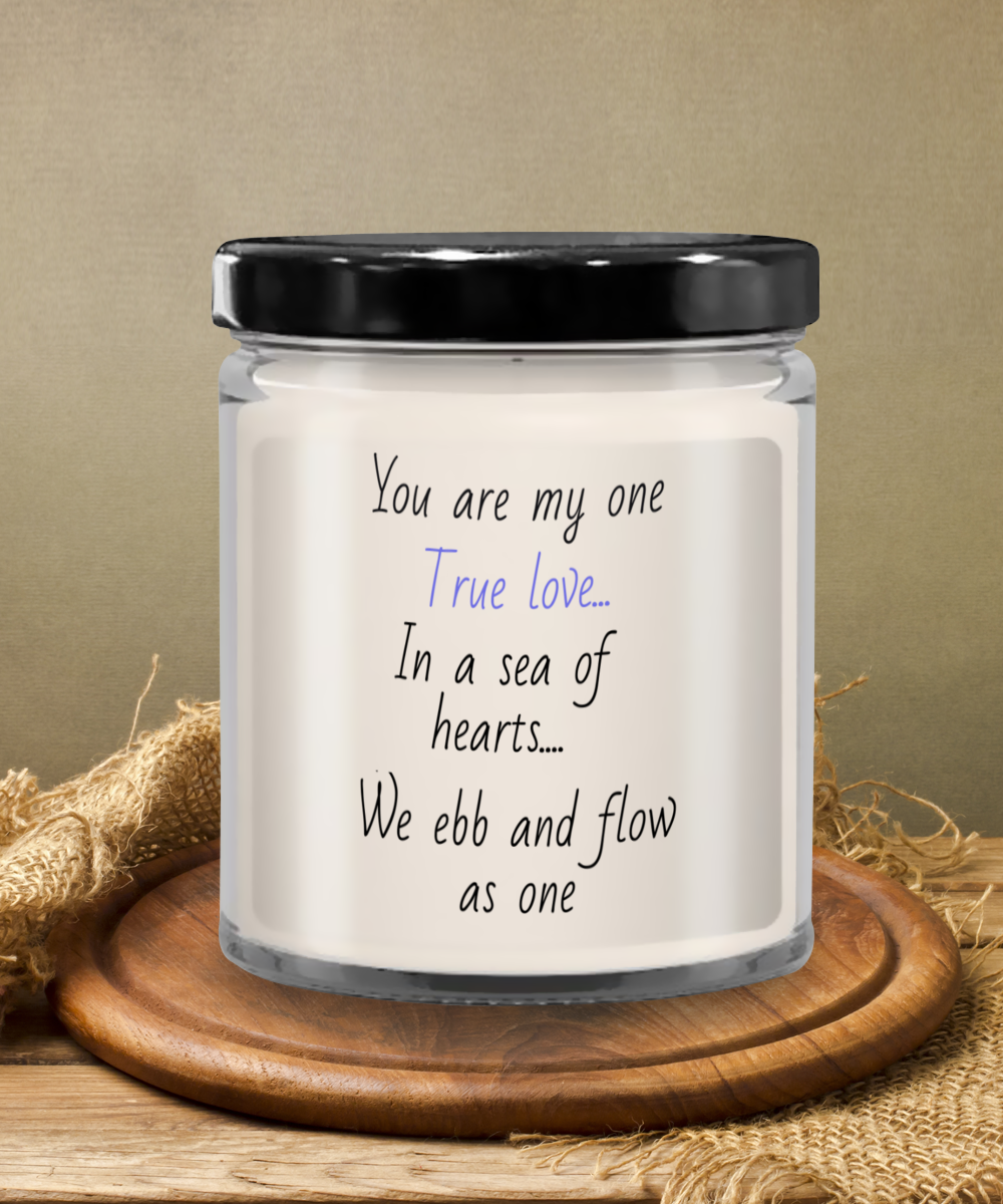 one true love candle non personalised